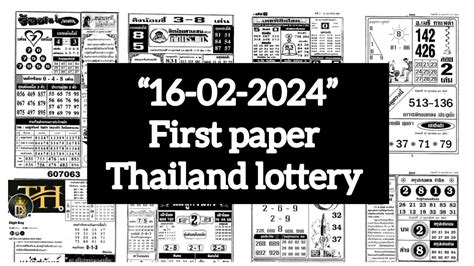 thai 3d result today